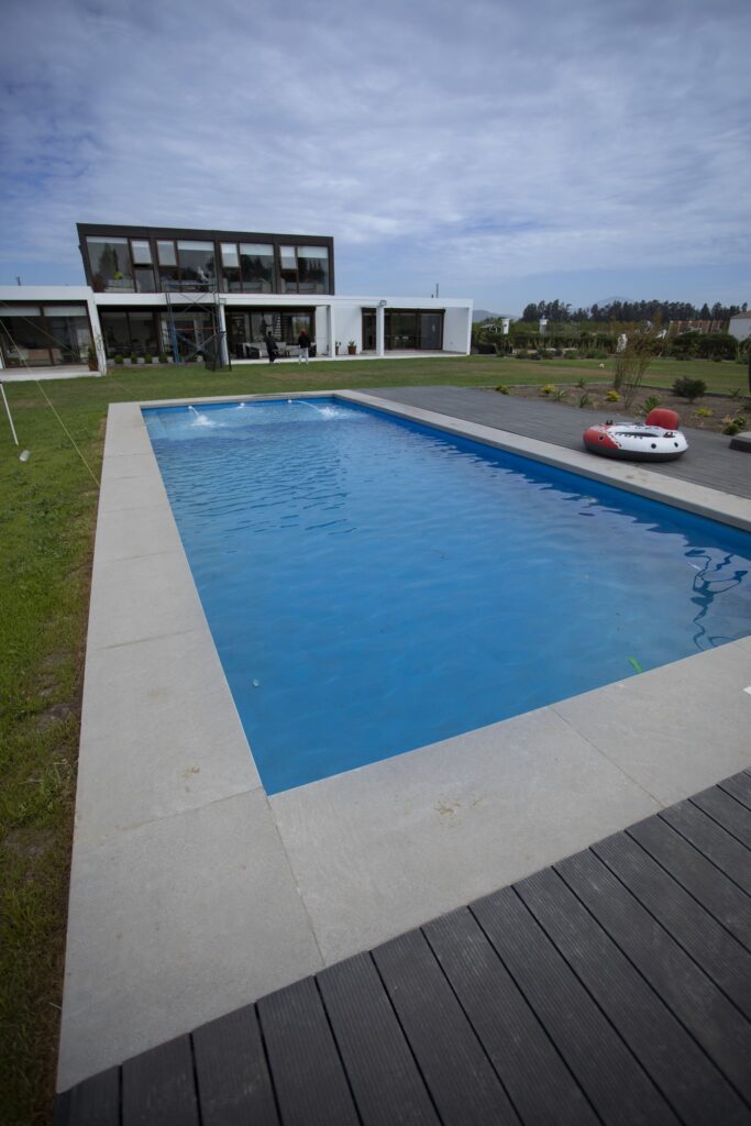 Casa piloto, piscina
