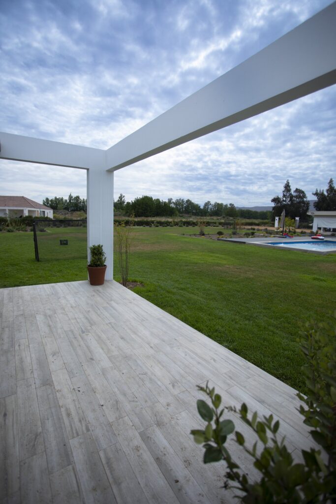 Casa piloto, terraza